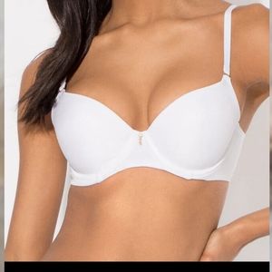 NWOT Smart and Sexy White Bra Lightly Padded (see description for size)